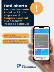 Recadastramento Anual - Contabilidade no Rio Grande do Sul | Pró Empreendedor
