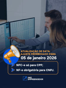 Nfc E Não Poderá Mais Ser Emitida Para Cnpj A Partir De 05 Jan 2026 - Contabilidade no Rio Grande do Sul | Pró Empreendedor