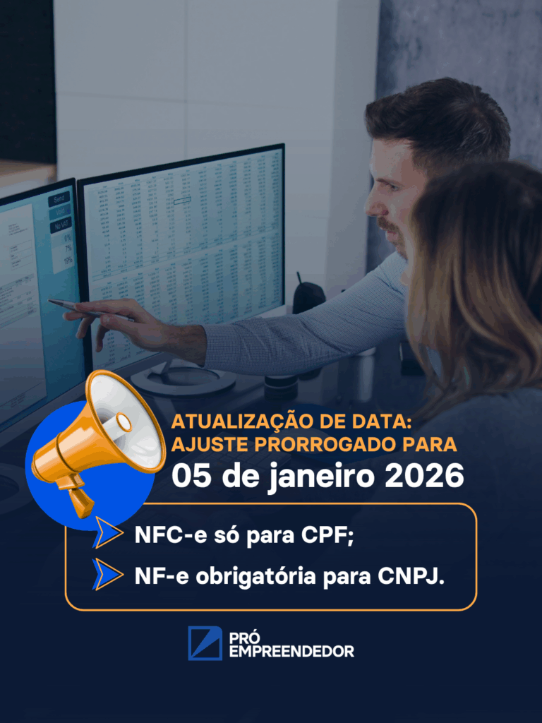 Nfc E Não Poderá Mais Ser Emitida Para Cnpj A Partir De 05 Jan 2026 - Contabilidade no Rio Grande do Sul | Pró Empreendedor